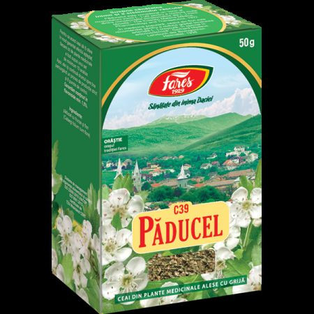 Ceai Paducel Frunze Si Flori, C39, 50 G, Fares