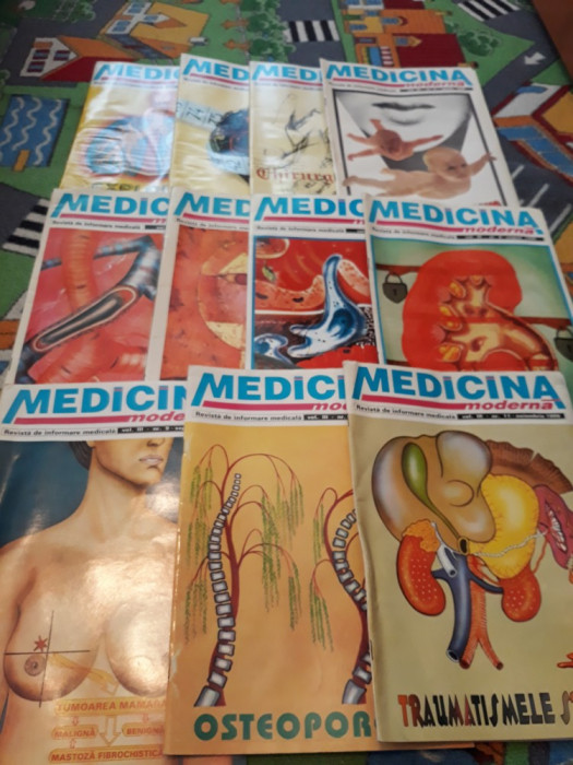 REVISTA MEDICINA MODERNA LOT 11 BUC NR.1-11 1996 PRET PENTRU TOATE