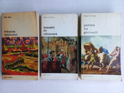TEHNICA TABLOULUI- MARC HAVEL+ MAESTRI DE ODINIOARA+ PATIMA LUI GERICAULT, 3 VOL foto