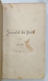 JURNALUL DE BORD AL LUI JEAN BART / SCHITE MARINE SI MILITARE , COLEGAT , INCEPUTUL SEC XX , LIPSA PAGINA DE TITLU *