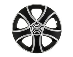 Set 4 capace roti Bis Gri-Negru R14 pentru gama auto Nissan