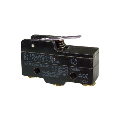 Comutator limitator 50x30x18mm lamela 40mm 15A 250Vac foto