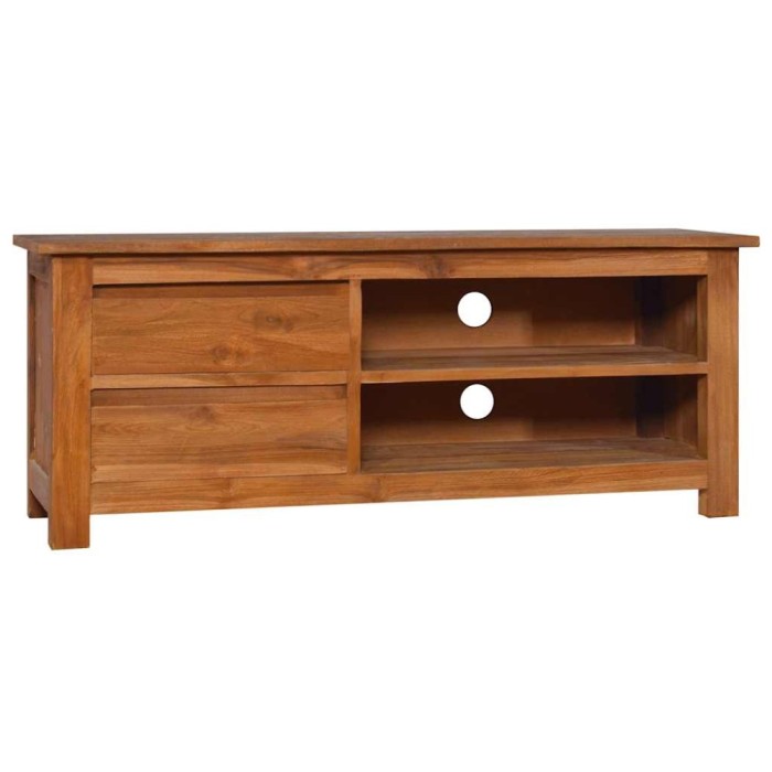 vidaXL Comodă TV, 100 x 30 x 40 cm, lemn masiv de tec 289081