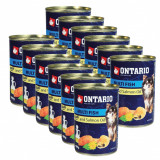 Conservă ONTARIO Pește și ulei de somon &ndash; 12 x 400g