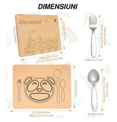Set tac&amp;acirc;muri Copii din inox foto