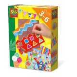 Cumpara ieftin Set creativ pentru copii, 9 planse de perforat, +3 ani