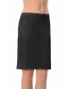 Jupa Dama Neagra, Antistatică, cu Dantelă Elastică - Ideală Sub Rochii &amp; Fuste, Material Fin, Lungime 47cm