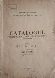 CATALOGUL PRETURILOR CU RIDICATA REASEZATE (PROVIZORII) PENTRU RULMENTI-MINISTERUL METALURGIEI SI CONSTRUCTIILOR