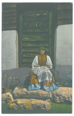 2747 - RIMETEA, Alba, Ethnic woman, Romania - old postcard, CENSOR - used - 1917