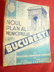 Col.U.Simboteanu si M.Moldoveanu- Noul Plan al Municipiului Bucuresti 1943 foto