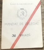 ACTRR01 Act Carnet - Mandat de delegat - PMR