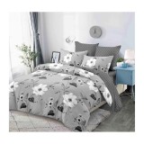 Cumpara ieftin Lenjerie de Pat Bumbac Finet 6 Piese cu Elastic - DNA306