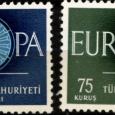Turkey 1960 Europa CEPT MNH CA.002