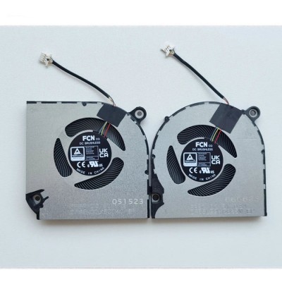 Set coolere Laptop Gaming, Acer, Aspire 7 A715-76, A715-76G, DFS5L22H15B85M FPBC, DFS5K22L15C740 FPBP, 5V, 0.8A, 5V, 1A foto