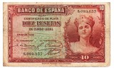 Spania 10 Pesetas 1935 P-86 Seria 8089635
