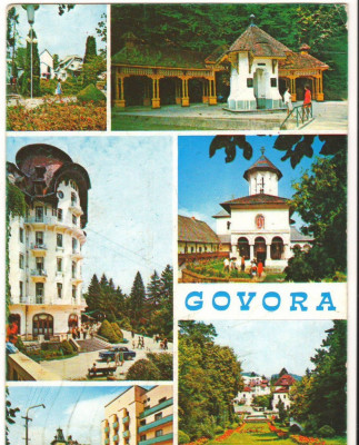 CPI B 11228 CARTE POSTALA - GOVORA, MOZAIC foto