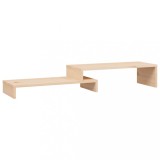 Cumpara ieftin Suport pentru monitor, (52-101)x22x14 cm, lemn masiv de pin