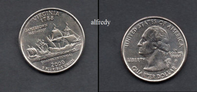 SUA 2000 Quarter, 25 Centi, Virginia, P foto