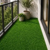 Gazon artificial verde pentru exterior 25x25 cm, fir 2 cm