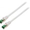 Patch cord S/FTP 7 litat Cu LSZH gri 3m 26AWG