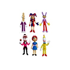 Set 6 figurine Circ digital, 14cm, multicolor