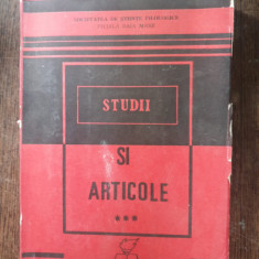 Societatea de Stiinte Filologice Filiala Baia Mare - Studii si articole vol. III