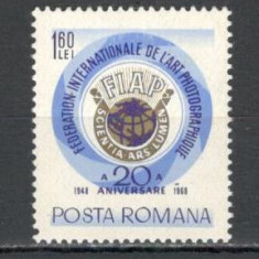 Romania.1968 20 ani Federatia Internationala de Arta Fotografica TR.258