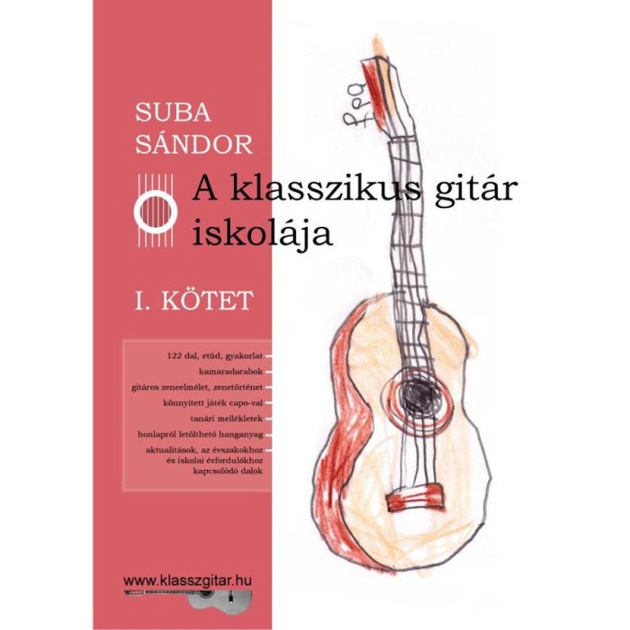 A klasszikus git&aacute;r iskol&aacute;ja - I. k&ouml;tet - Suba S&aacute;ndor
