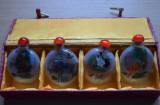 Lot 4 sticlute tutun de prizat China / Sticluta veche / Sticlute vechi