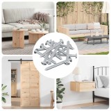 vidaXL Șurub 1600 pcs Argintiu M6 x 60 mm Oțel 864414