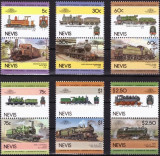 Nevis 1985 - Locomotive, trenuri, serie neuzata