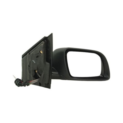 Oglinda exterioara VW Polo (9N) Hatchback 10.2001-04.2005 Partea Dreapta Crom Convex Manuala Prin Cablu Fara Incalzire 6Q0857538A, carcasa grunduita foto