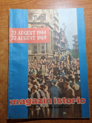 revista magazin istoric august 1989 foto