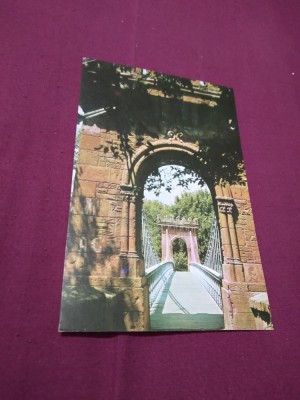 CARTE POSTALA CRAIOVA-PODUL SUSPENDAT DIN PARCUL POPORULUI CIRCULATA foto