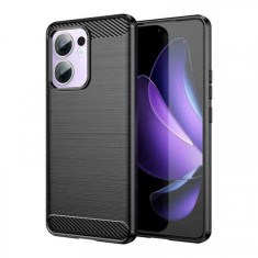 Husa pentru Oppo Reno13 F, OEM, Carbon Pro, Neagra foto