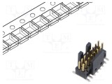 Conector SAMTEC şiruri pini tată PIN 16 1,27mm gold flash SMT soclu