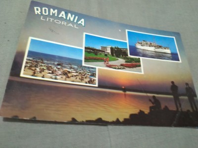 CARTE POSTALA LITORAL CIRCULATA foto