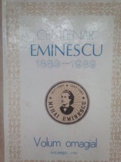 I. Coteanu, Zoe Dumitrescu - Centenar Eminescu. Volum omagial (Editia: 1989) foto