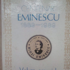 I. Coteanu, Zoe Dumitrescu - Centenar Eminescu. Volum omagial (editia 1989)