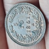 Austria 5/10 kreuzer 1861 B