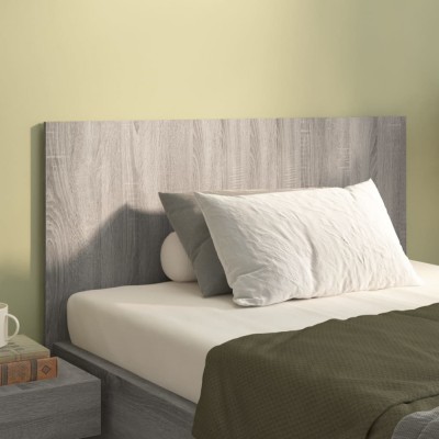 Gossi tablie de pat, gri sonoma, 120x1,5x80 cm, lemn compozit foto