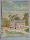 J Evans acuarela peisaj 1911, Peisaje, Realism