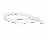 Set 20 buc bride reutilizabile 115 x 4.5 mm Transparent + Negru, Delock 19317