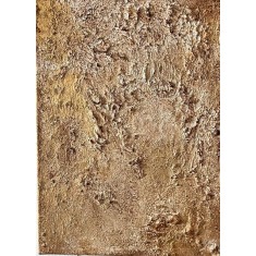 Luna &ndash; pictură &icirc;n acril și ipsos pe p&acirc;nză