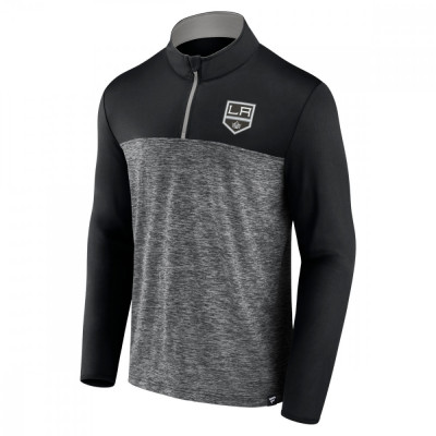 Los Angeles Kings hanorac de bărbați Iconic Defender 1/4 Zip black - XL foto