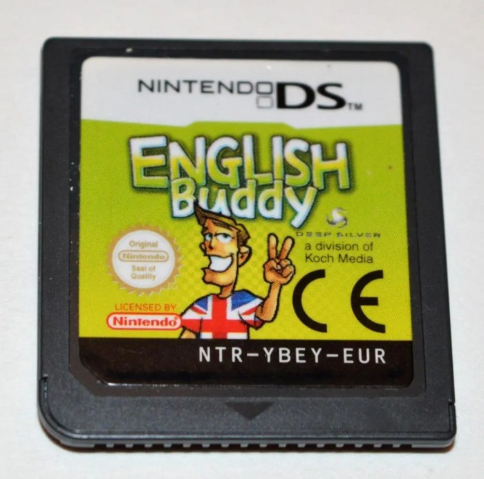 English Buddy NINTENDO DS DSL DSi 3DS 2DS XL/LL