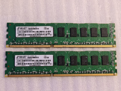 Memorie RAM desktop SMART 2GB DDR3 ECC DIMM Memory Stick - poze reale foto