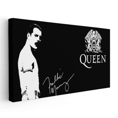 Tablou afis Queen trupa rock 2357 Tablou canvas pe panza CU RAMA 30x60 cm foto