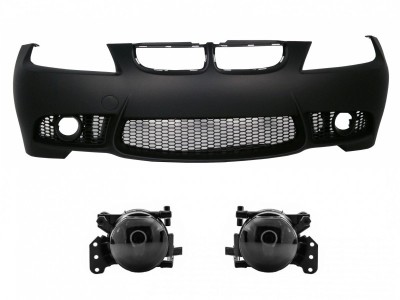 Bara Fata BMW Seria 3 E90 Sedan E91 Touring (2004-2008) Non LCI M3 Design cu Proiectoare ceata Performance AutoTuning foto