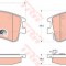 Set placute frana,frana disc MAZDA 6 Station Wagon (GY) (2002 - 2007) TRW GDB3310